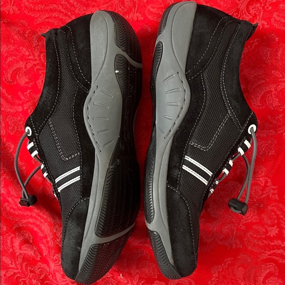 Dansko Helen Black Walking Sneakers EU 39 US 8.5-9 Suede Mesh Comfort Shoes - Picture 9 of 9